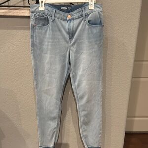 Old Navy Blue Ankle Cropped Jeans